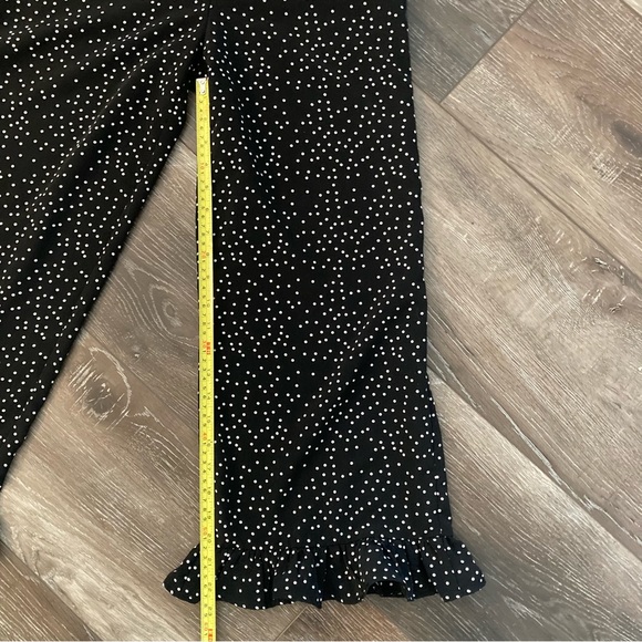 LF SEEK the LABEL Black and White Polka Dot Cropped Jumpsuit Size Small - Picture 9 of 10